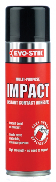Bostik Impact Contact Spray Adhesive - 500 ml - Box of 12